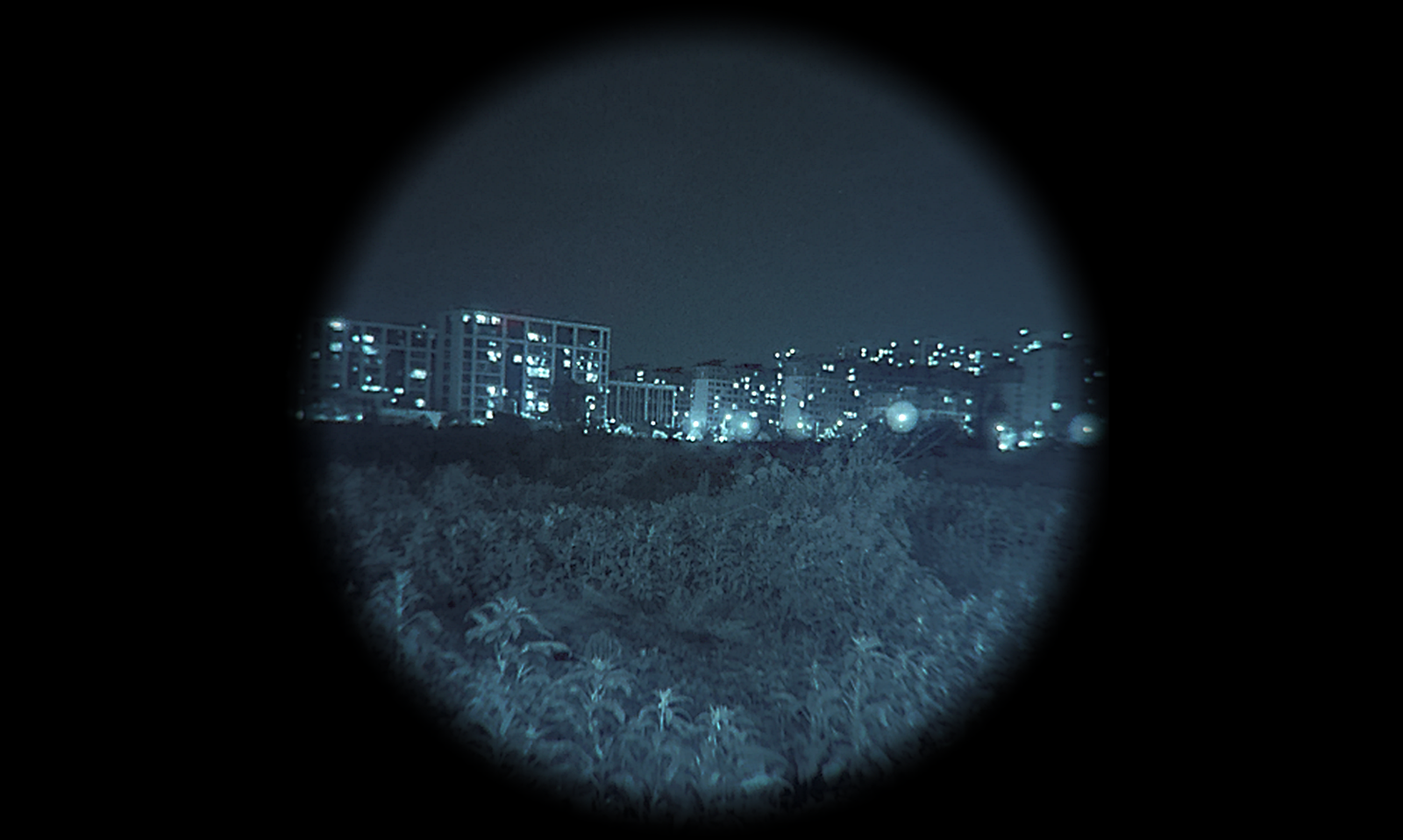 PVS-14 white phosphor image intensifier tube imaging example