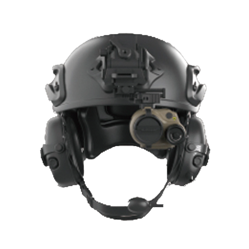 GODZILLA-M thermal imager shown on a helmet