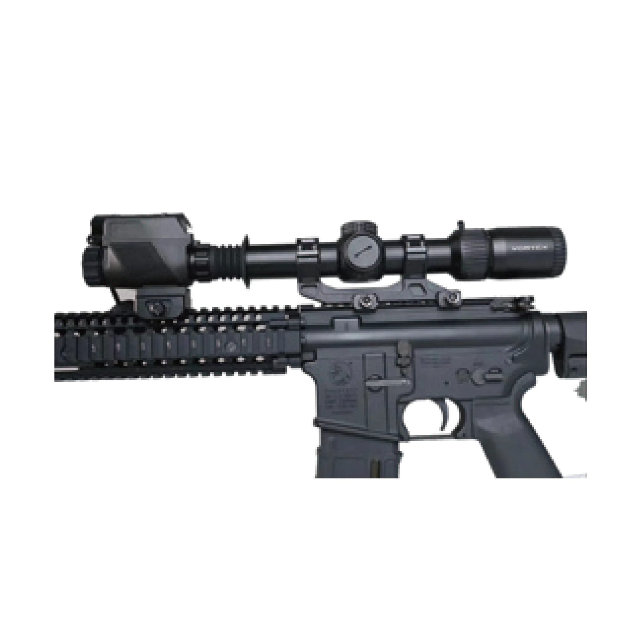 ELF-MU thermal monocular shown in clip-on configuration