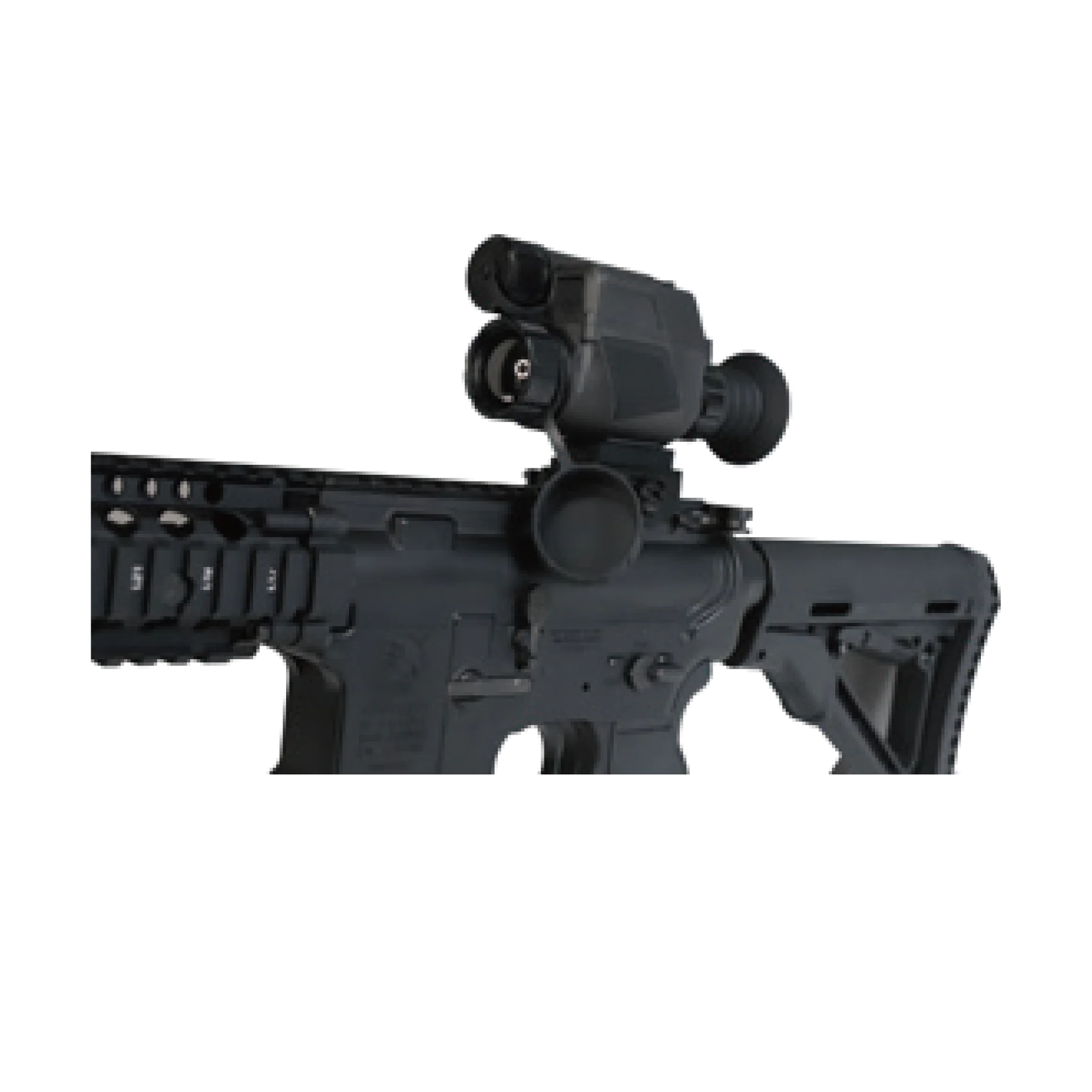 ELF-MU thermal monocular shown in scope configuration