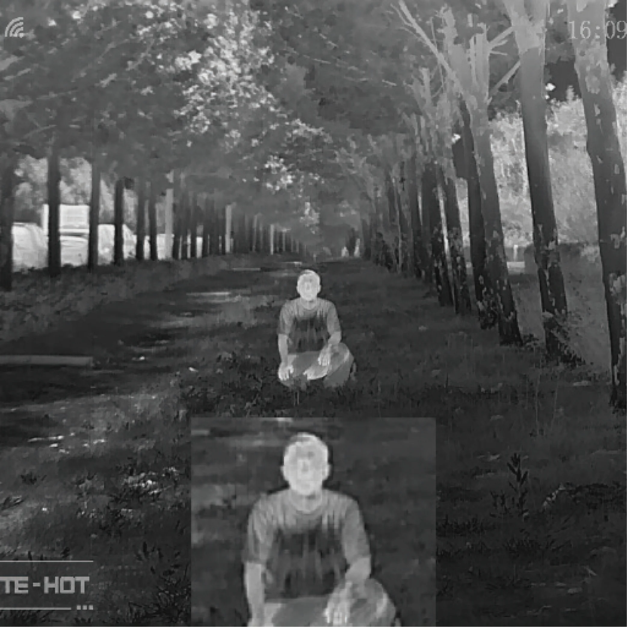 ELF-MU thermal imaging sample in White Hot