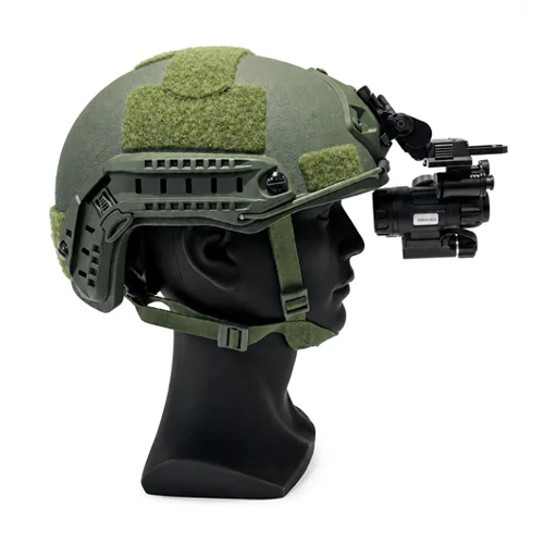 Side close-up of the helmet-mounted MNVD 1450
